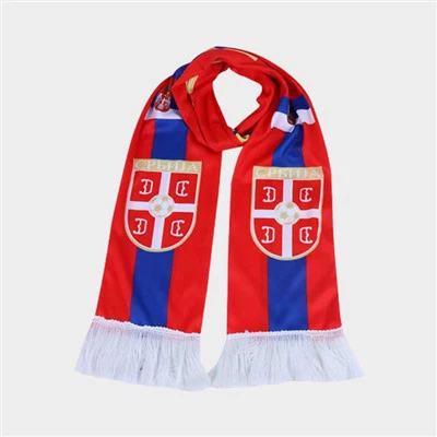 Stickad fotbollshalsduk i akryl